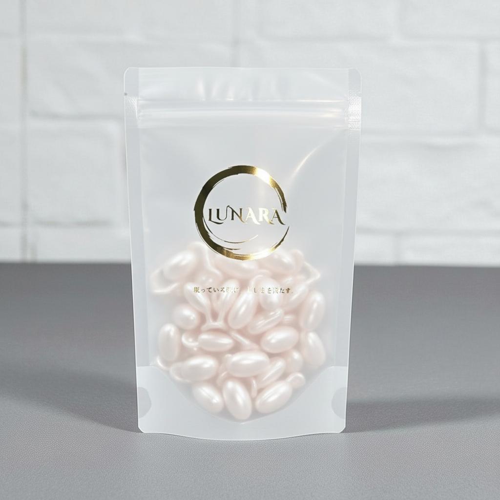 【オリジナル箔押加工】チャック付きスタンドバッグ - 半透明(マット) - speedpack