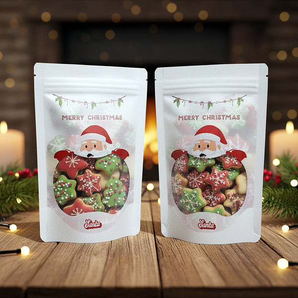 クリスマスシーズンギフト向け｜半透明和紙（ピーナッツ窓付き）パウチ活用例紹介