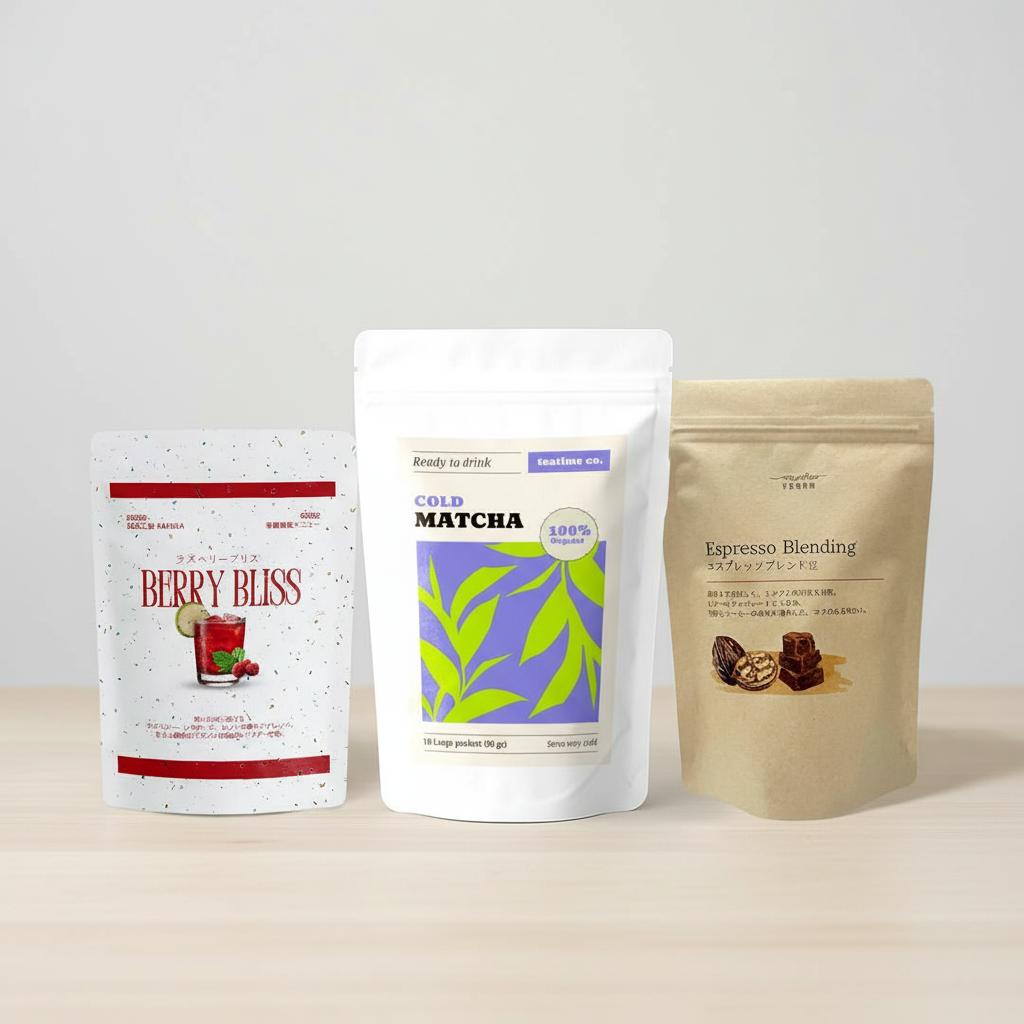 用途別・素材別で選ぶオリジナルパウチ印刷おすすめ商品｜スピードパックの多様な商品紹介