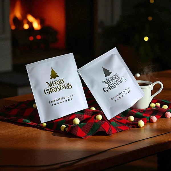 ホワイトマット_ドリップバッグ_箔押し