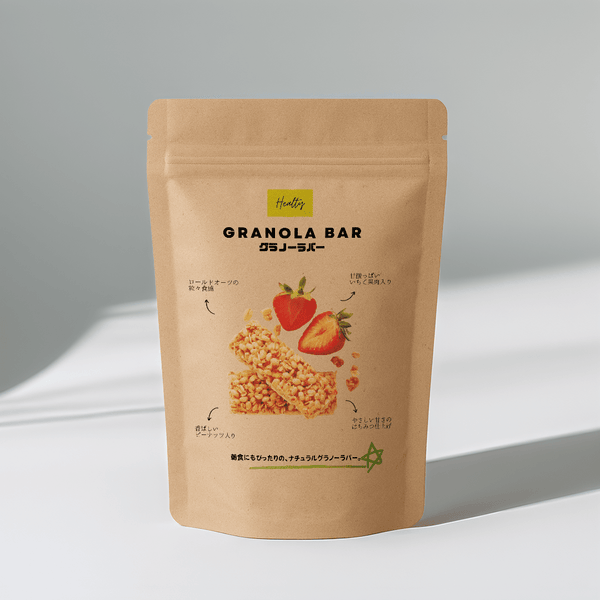 チャック付きスタンドバッグ - クラフト